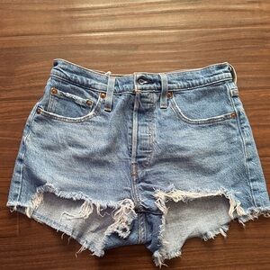 Levi 501 denim shorts